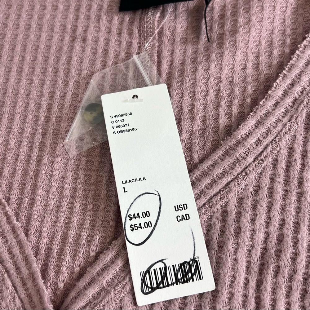 NWT Urban Outfitters mauve Button-Down Shirt - Picture 7 of 9